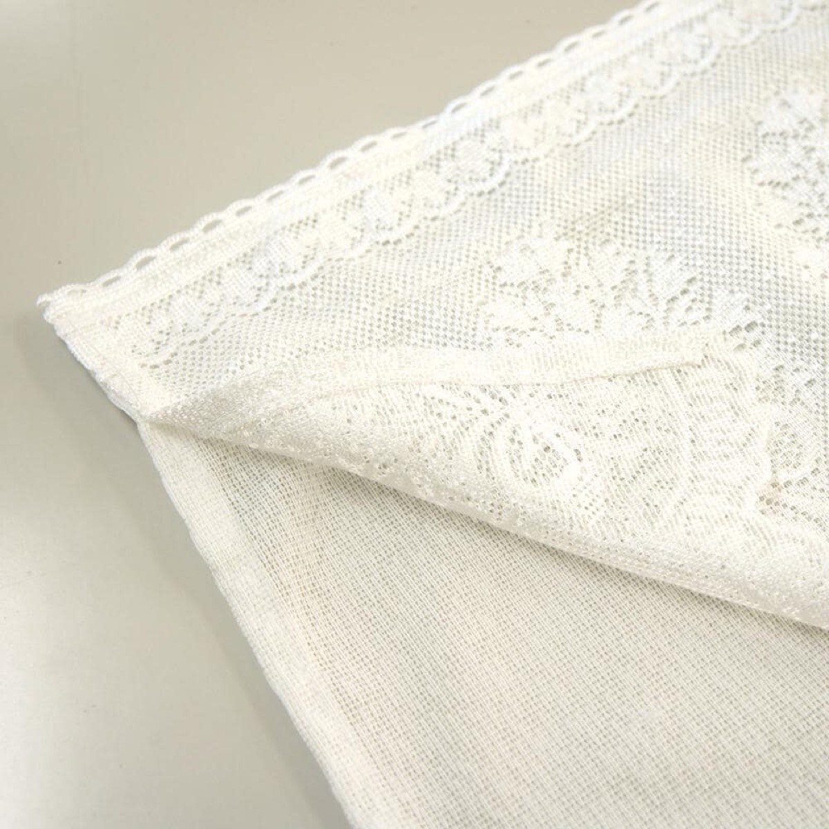 Elegant Japanese Cafe Curtain, Frill Top, Ruffled, White, Sheer Valance 47.2x17.7 in, Cottage Kitchen — view 8