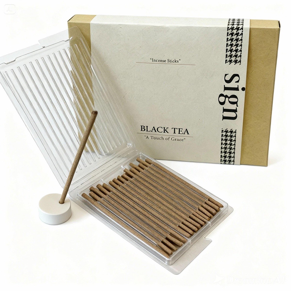 Incense Sticks Gift Set – Japanese Low Smoke, 15 Sticks with Holder, Meditation