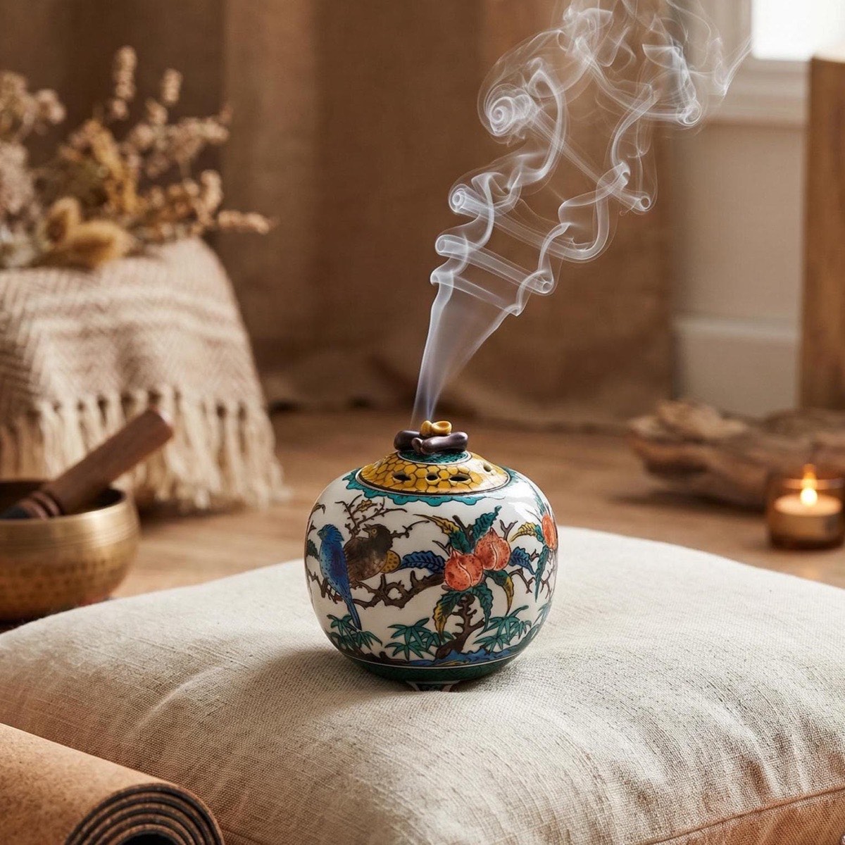 Kutani Incense Burners (Koro)