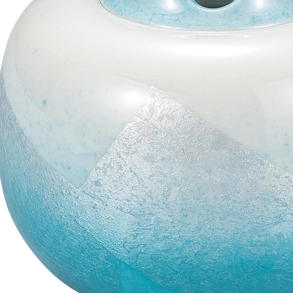 Japanese Incense Burner, Kutani Ware Silver Porcelain Koro, Zen Tea Room Decor — view 5