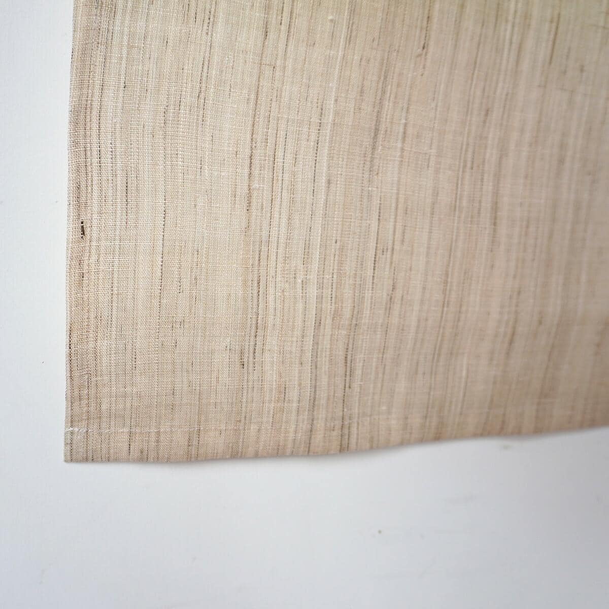 Japanese Linen Noren Curtain, Tree Motif, Green Gradient, 33.1 x 47.2 in — view 6