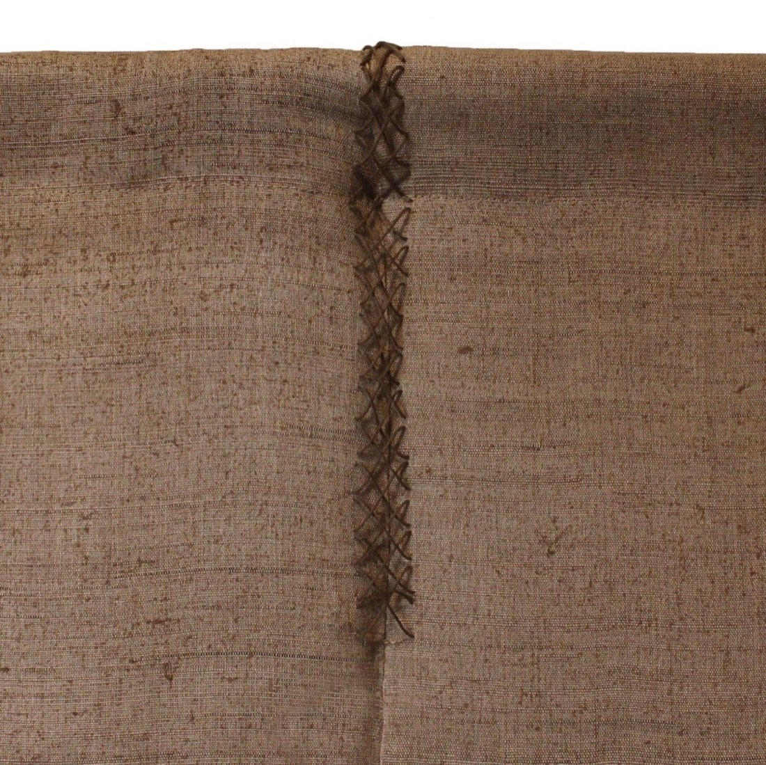 Japanese Linen Noren Door Curtain, Kakishibu Brown, 35.4 x 59.1 in, Made in Japan — view 5