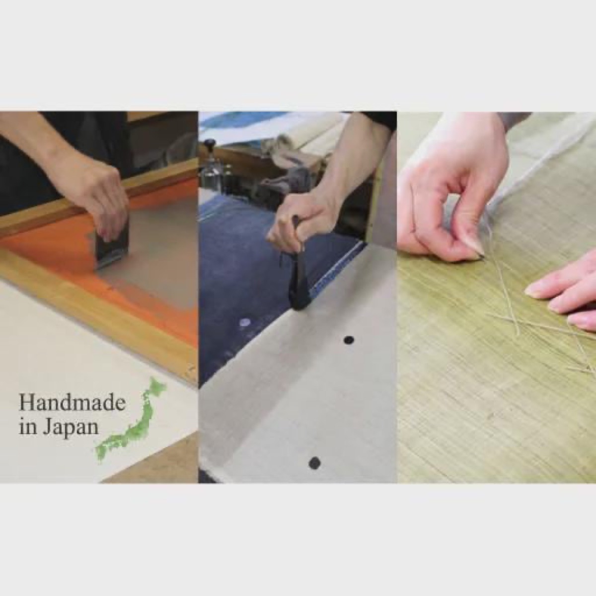 Japanese Linen Noren Door Curtain, Rapeseed Yellow Stripe Komon, 33.1 x 59.1 in — view 10