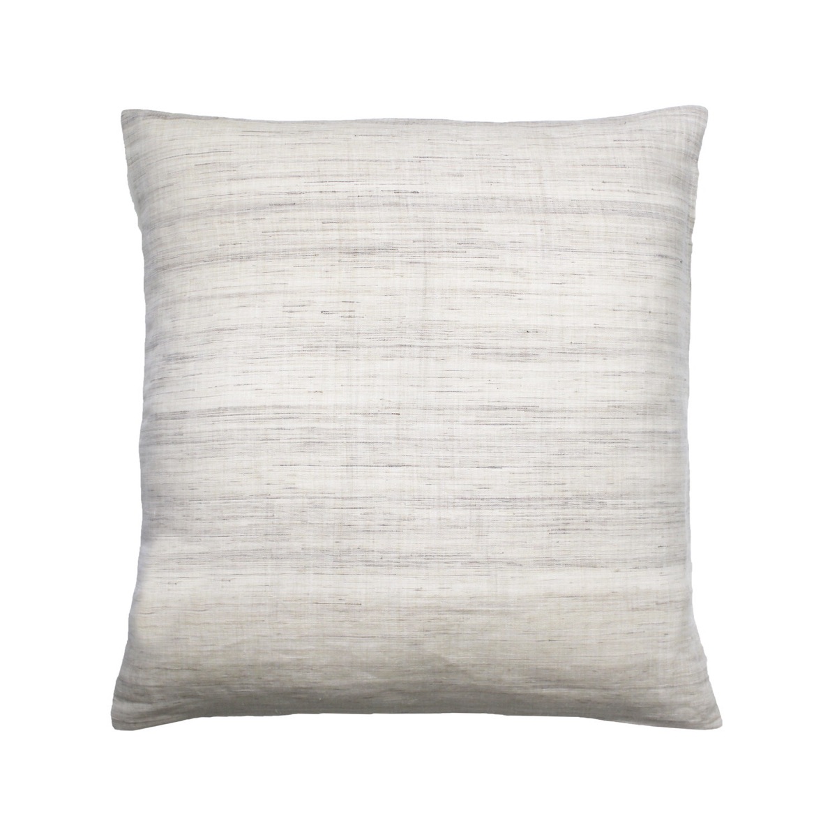 Japanese Linen Zabuton Floor Cushion Cover, Plain Natural Ecru, 21.7 x 23.2 in, Iono Weave, Made in Japan — view 3