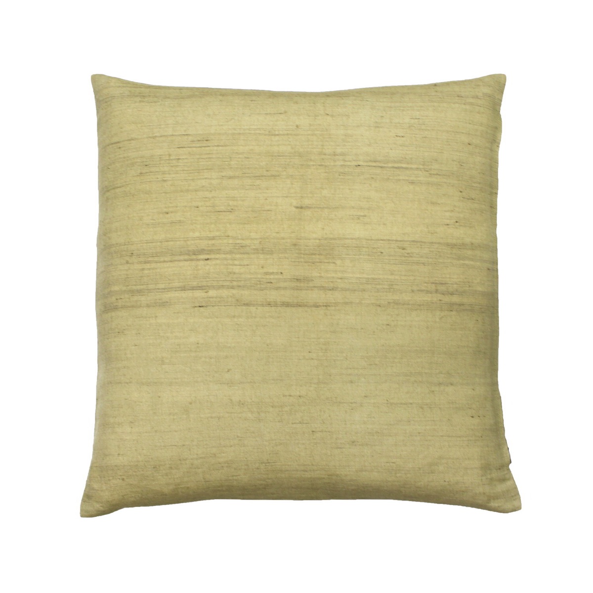 Japanese Linen Zabuton Floor Cushion Cover, Plain Rapeseed Yellow, 21.7 x 23.2 in, Iono Weave, Made in Japan — view 3
