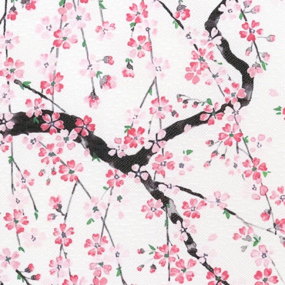 Japanese Tapestry Wall Hanging, Weeping Sakura, Mount Fuji, 18.1 x 32.3 in — view 5